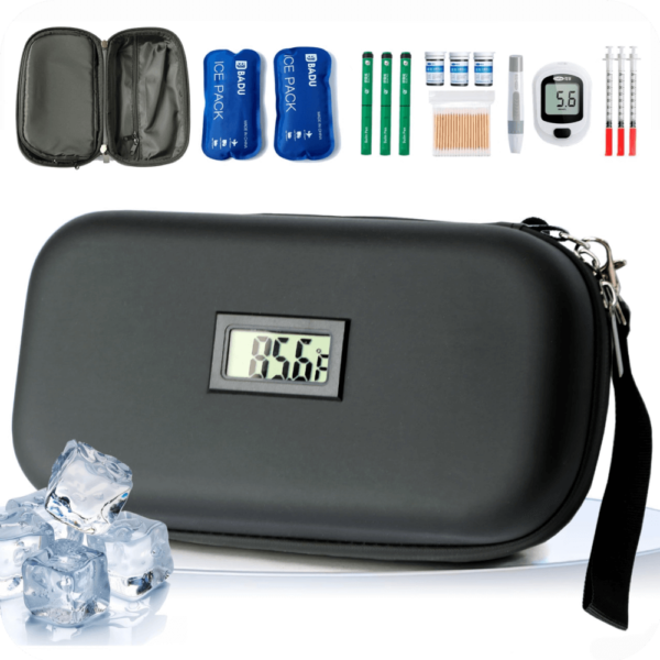 Insulin Travel Cooler - Black